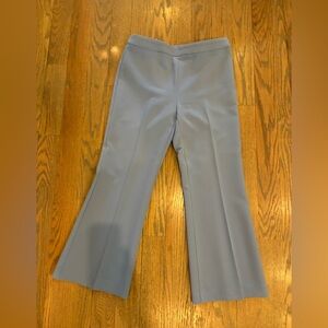 Ann Taylor Side Zip Flare pant. Size 6. Colony Blue
